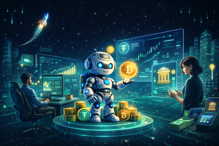 AI trading illustration